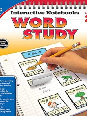 Carson Dellosa-Interactive Notebooks Word Study Grade 2 Workbook