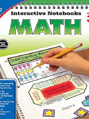 Carson Dellosa-Interactive Notebook Math Grade 3 Workbook