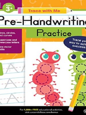 Carson Dellosa-Trace with Me-Pre-Handwriting Practice Grades 2 Activity Book Preschool